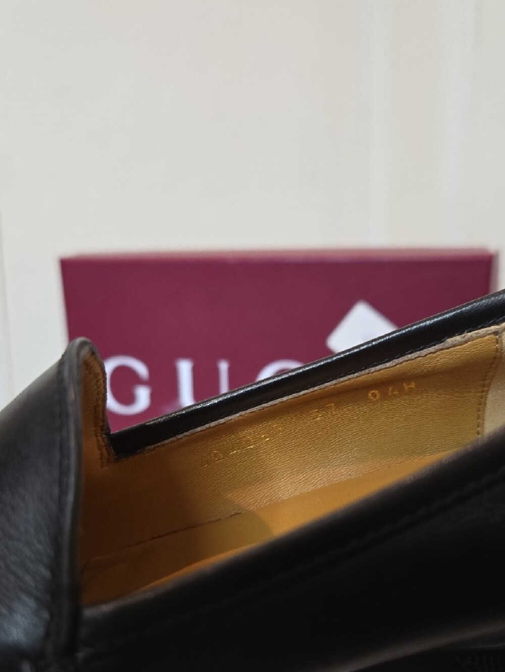 Gucci Black Women's Leather Loafers Sz 37 - Picture 8 of 9